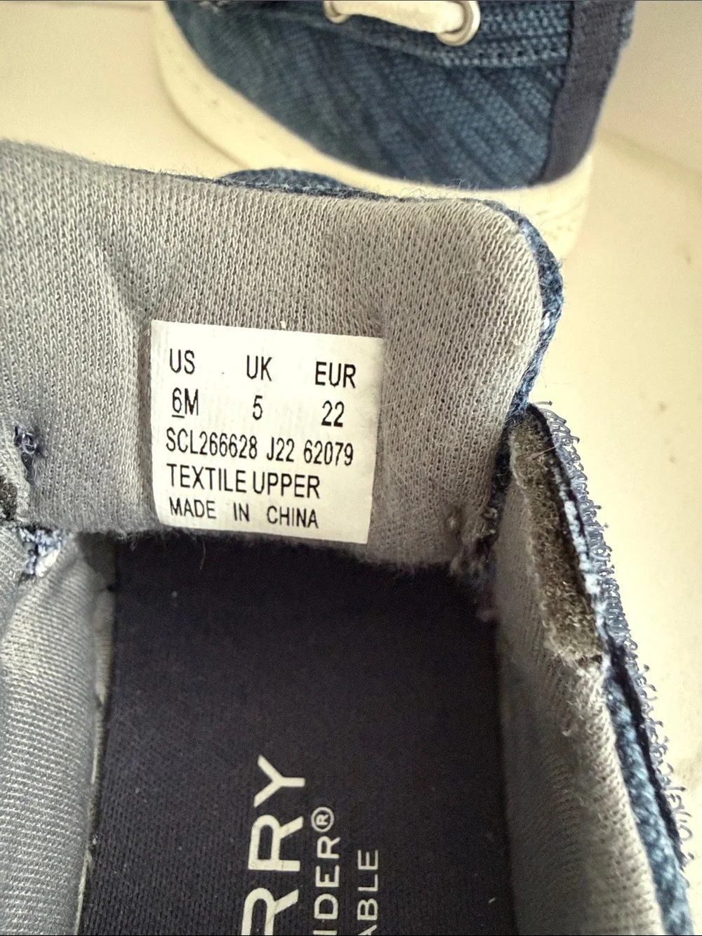 Kids Denim Blue sea ketch topsidder sperry’s